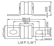 디스만 400 Amp DC 퓨즈 BS88 시리즈 내고 파멸 능력 퓨즈 영국 표준 （규격） 퓨즈