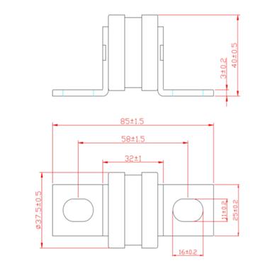 디스만 퓨즈 IEC과 영국 표준 （규격） 퓨즈 - BS 88 저전압은 중국에서 만들어진 DC150V 퓨즈를 녹입니다