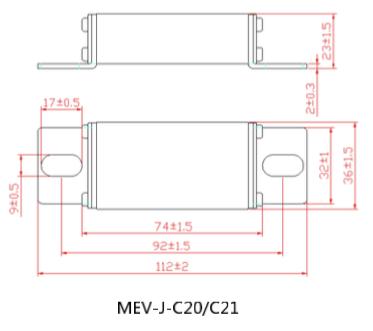 EV 충전기를 위한 디스만 MEV-J 1000VDC 퓨즈 세라믹 자동차 퓨즈는 중국에서 했습니다