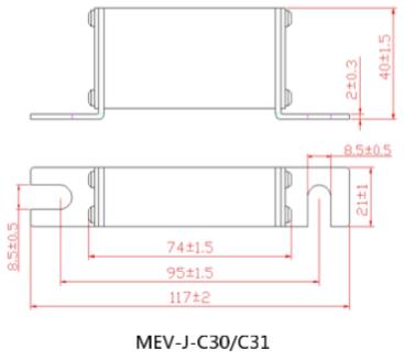 EV 충전기를 위한 디스만 MEV-J 1000VDC 퓨즈 세라믹 자동차 퓨즈는 중국에서 했습니다