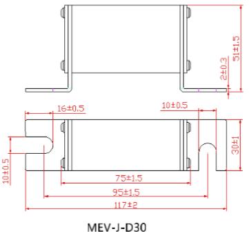 EV 충전기를 위한 디스만 MEV-J 1000VDC 퓨즈 세라믹 자동차 퓨즈는 중국에서 했습니다