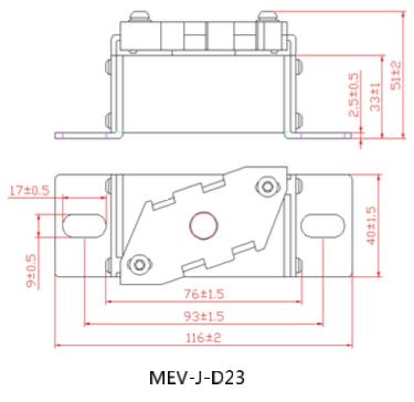 EV 충전기를 위한 디스만 MEV-J 1000VDC 퓨즈 세라믹 자동차 퓨즈는 중국에서 했습니다