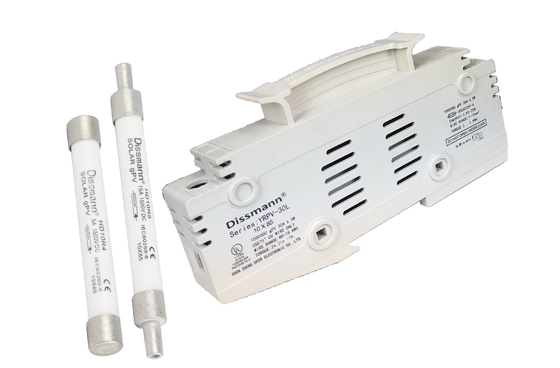 10×85 피프 태양 퓨즈, 하얀 30 Amp 극소 통형 퓨즈 IEC60269.6 표준