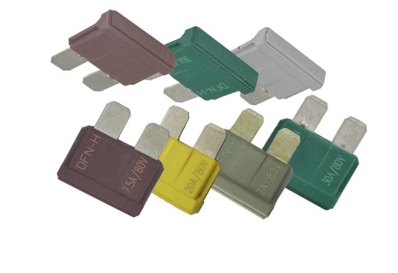 저전압 빠른 성수기 퓨즈 80 볼트 75 Amp 80VDC DC1000A 차단 용량 :