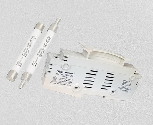 10×85 피프 태양 퓨즈, 하얀 30 Amp 극소 통형 퓨즈 IEC60269.6 표준