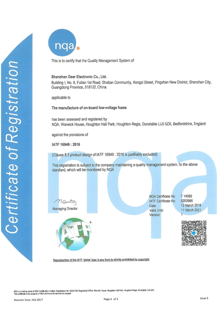 중국 Dissmann | Global Expert Fuse for EV | HEV | Photovoltaic | Battery | Energy Storage Solutions 인증